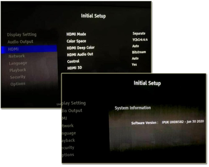 IPUK UHD8582 4K UltraHD 3D Bluray Universal + Harddisk Media Player Screen2