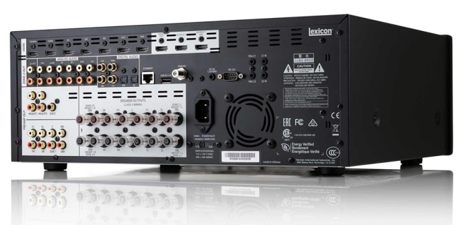 Lexicon RV-6 Immersive Surround Sound AV Receiver 7.1.4 Decoding, 11.2 Pre outs, 5 Years Warranty Rv6rearpanel