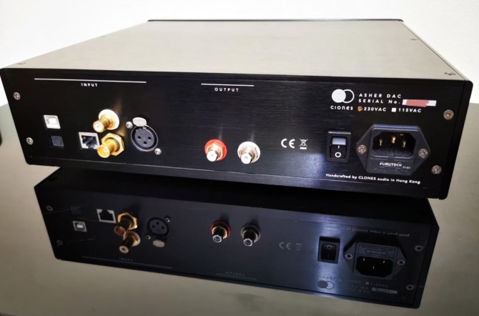 Clones Audio ASHER Reference DAC with FemtoClock, I2S, AES/EBU..inputs Clone-asher1