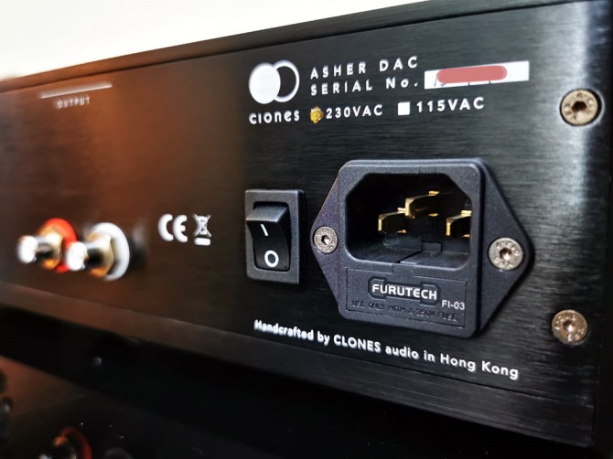 Clones Audio ASHER Reference DAC with FemtoClock, I2S, AES/EBU..inputs Clone-asher4